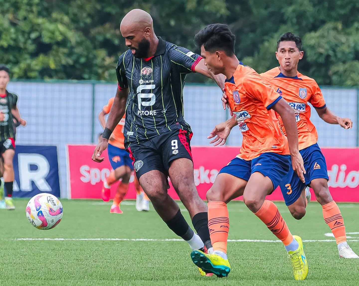 FC Bekasi City melawan&nbsp;Dejan FC di&nbsp;Stadion Kera Sakti, Tangerang, Senin (10/2/2025)