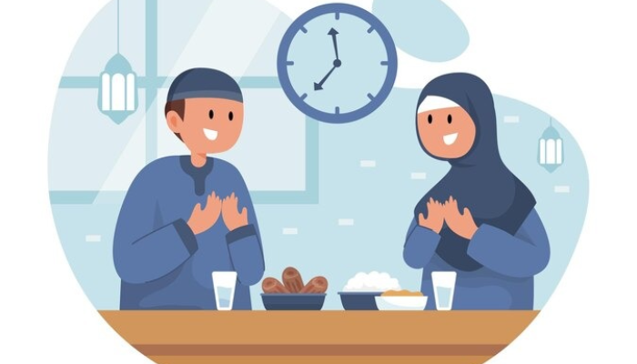 Ilustrasi puasa.