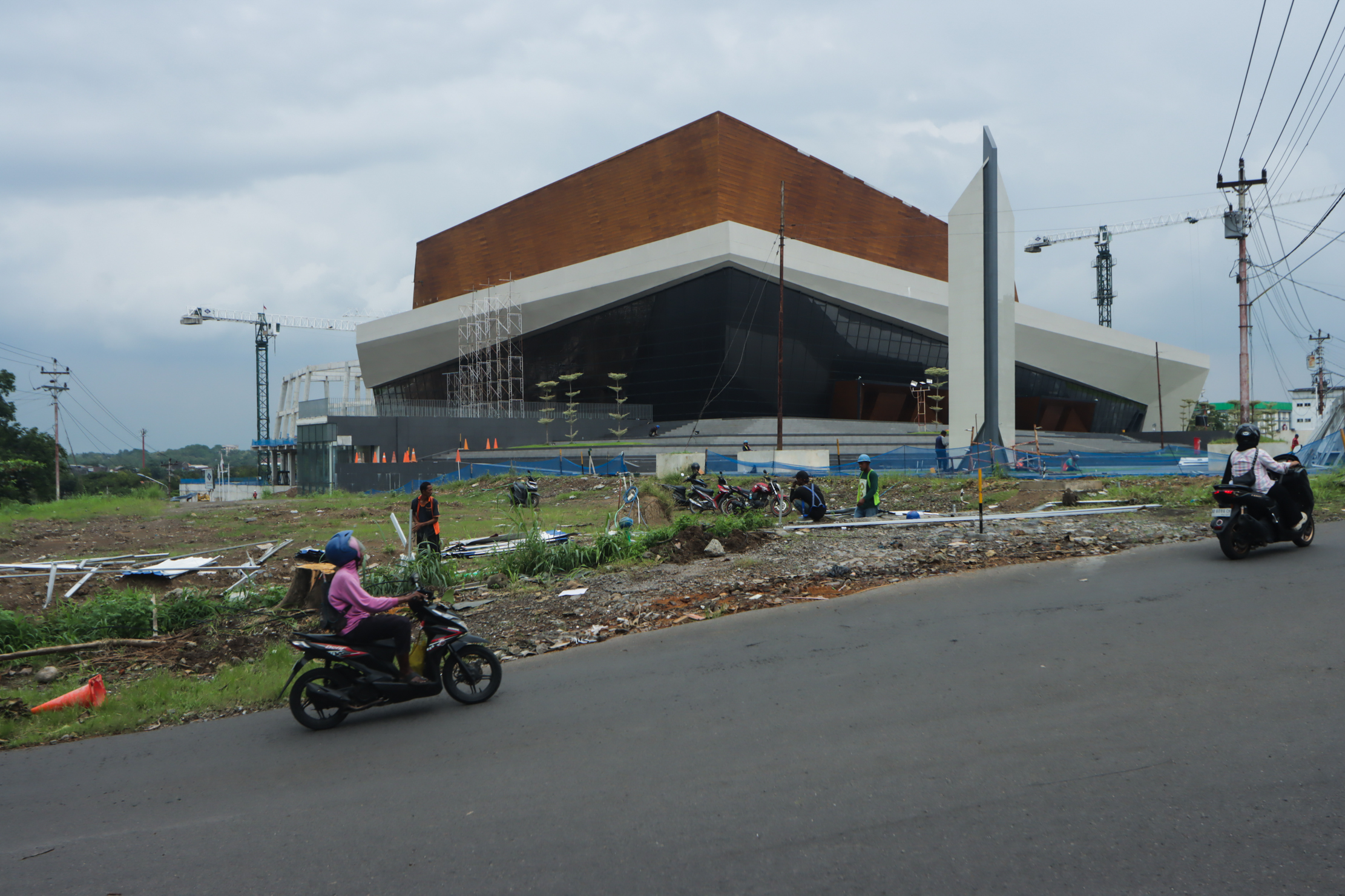 DIKEBUT: Museum Budaya, Sains dan Teknologi, Bengawan Solo yang masih dalam tahap pembangunan.