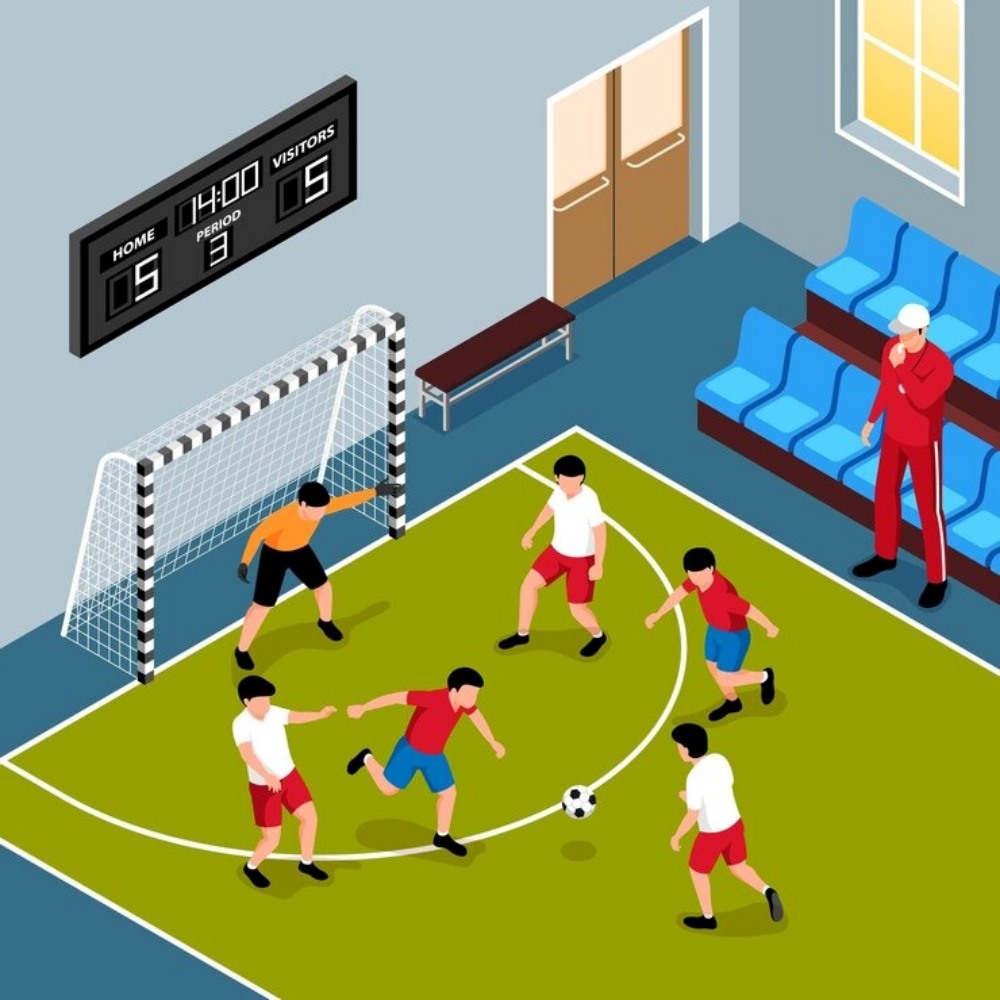 Ilustrasi mini soccer.