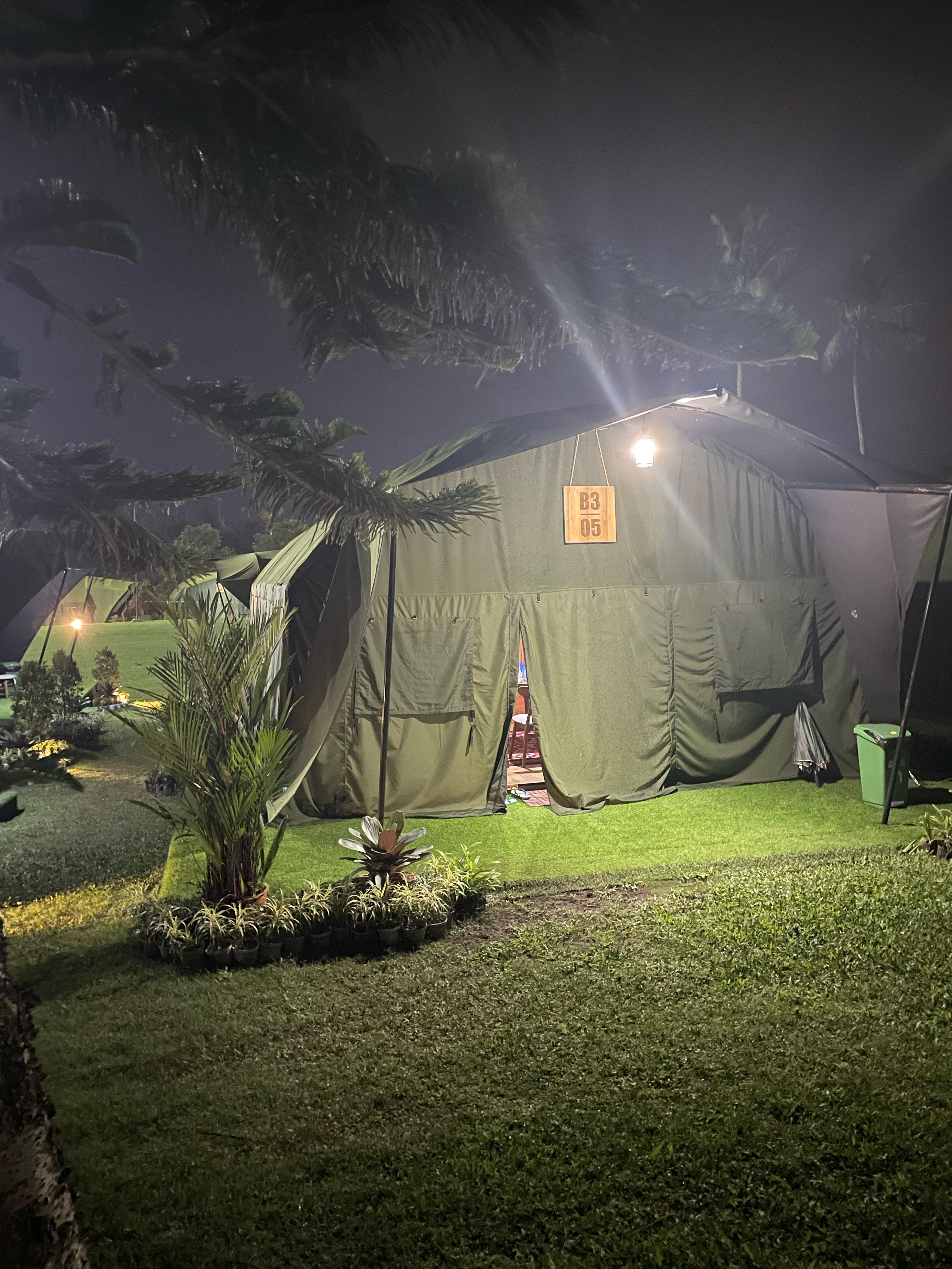 Tenda yang ditempati para kepala daerah peserta retret di Akmil Magelang.