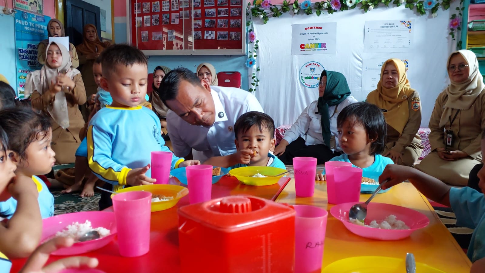 Menteri Kependudukan dan Pembangunan Keluarga Wihaji melakukan kunjungan kerja ke sejumlah lokasi di Boyolali, Senin (24/2/2025).