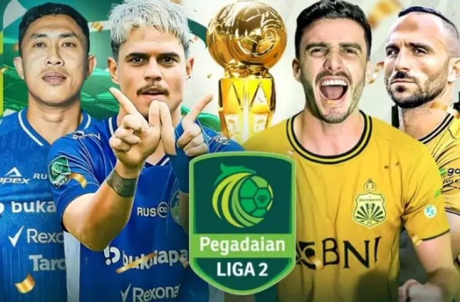 Poster Final Liga 2 antara PSIM Yogyakarta dan Bhayangkara FC