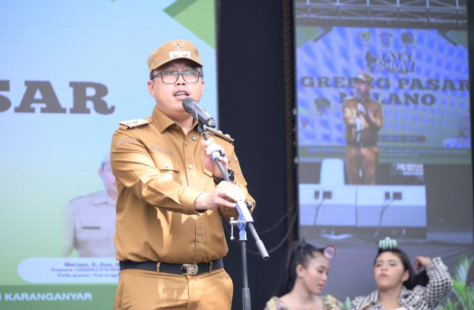 Wakil Bupati Karanganyar Adhe Eliana. (Rudi Hartono/Radar Solo)