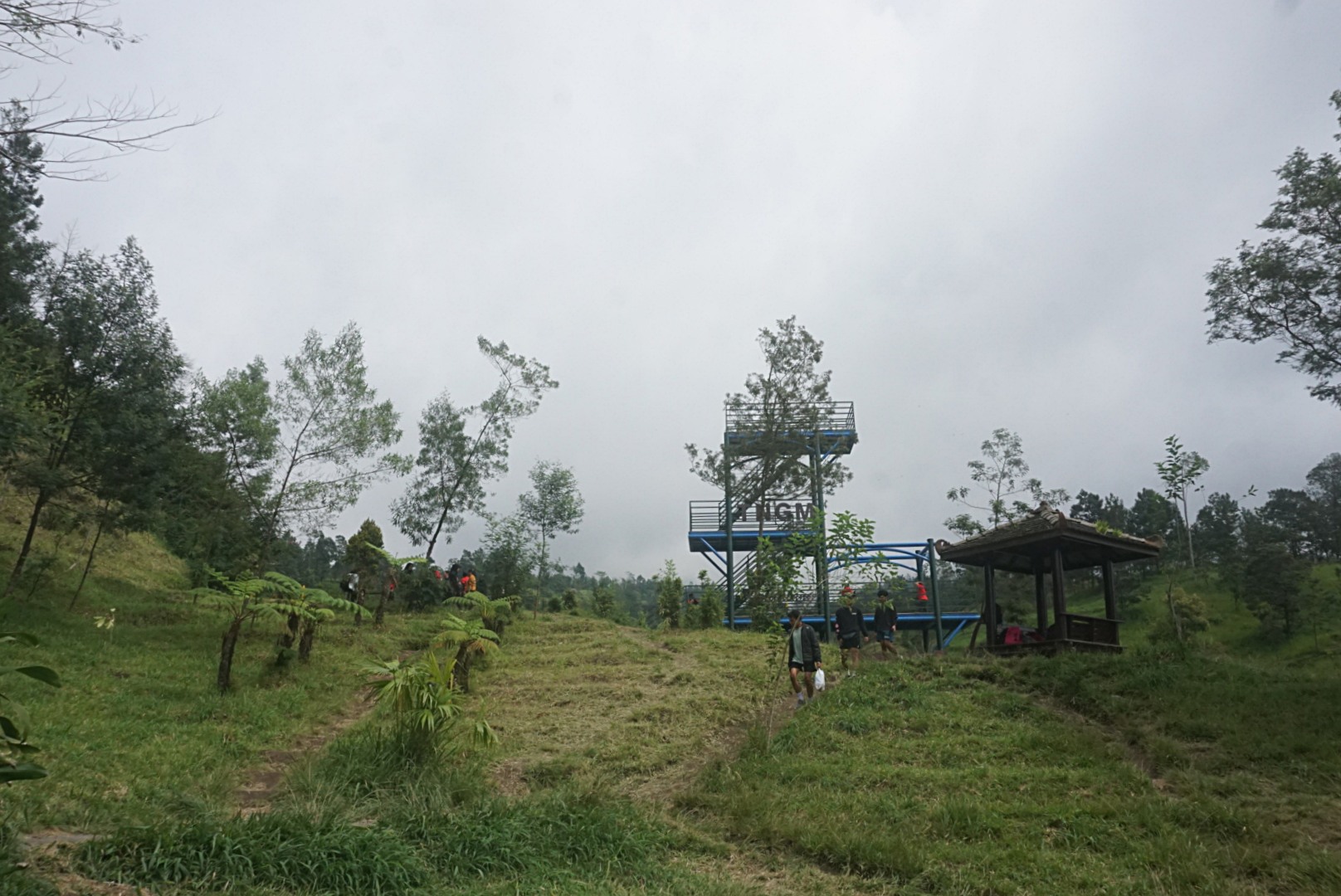 MINAT KHUSUS: Kawasan wisata alam Kalitalang di Taman Nasional Gunung Merapi (TNGM), Desa Balerante, Kecamatan Kemalang, Klaten.