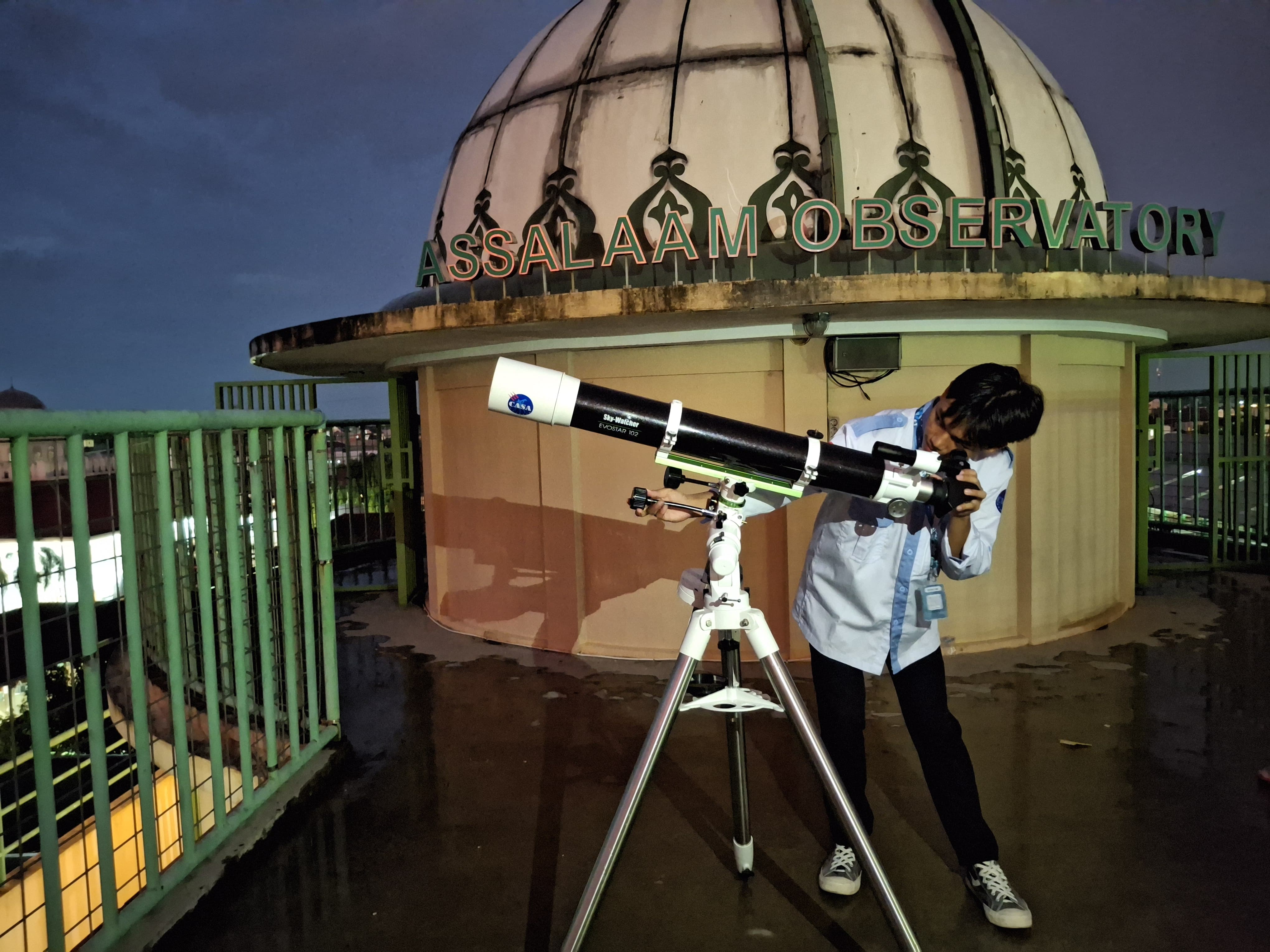 CEK: Pemantauan hilal di Observatorium Pondok Pesantren Modern Assalaam, Sukoharjo (28/2/2025)  &nbsp;