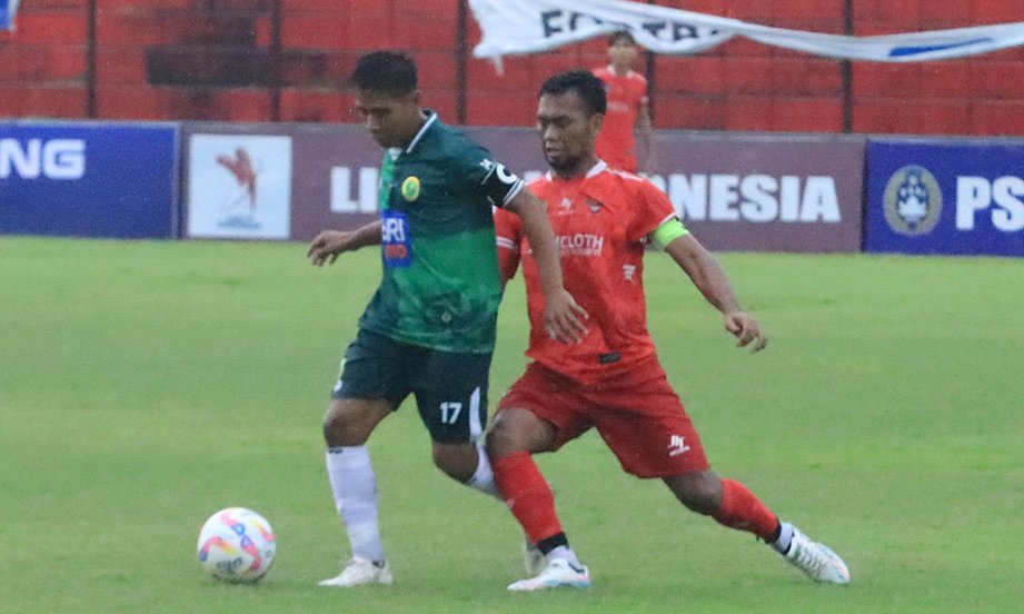 Laga PS HW UMY melawan&nbsp;Pro Duta BT di Stadion Sultan Agung (23/2/2025)