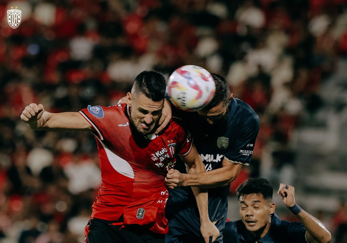Laga Bali United melawan Persita tangerang di Liga 1  (2/3/2025).