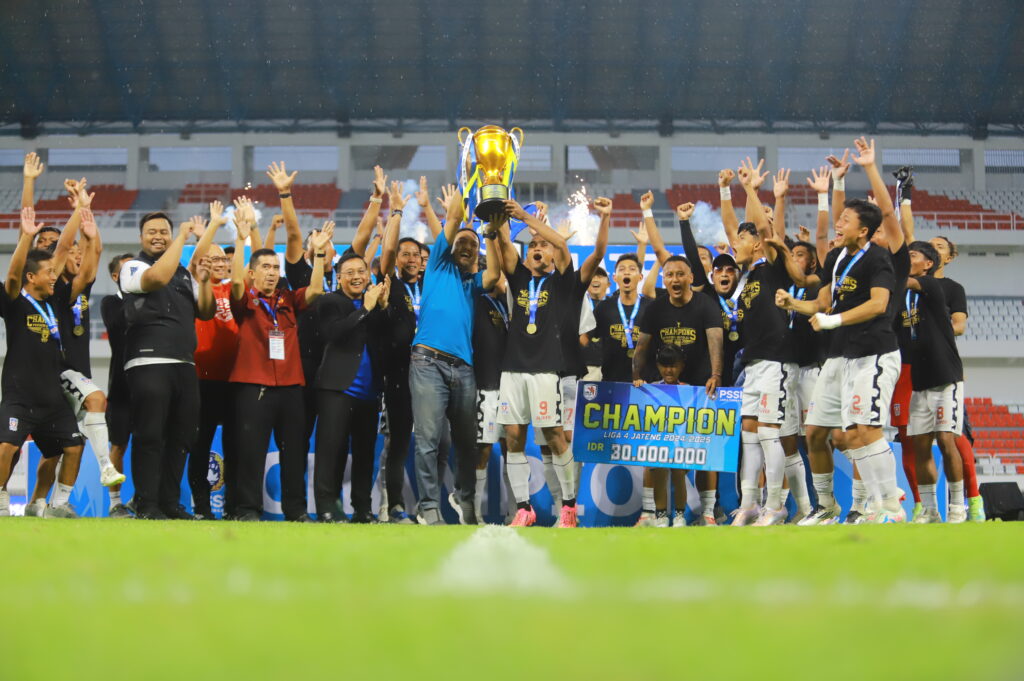 Persebi Boyolali jadi juara Liga 4 zona jawa Tengah 2024/2025.