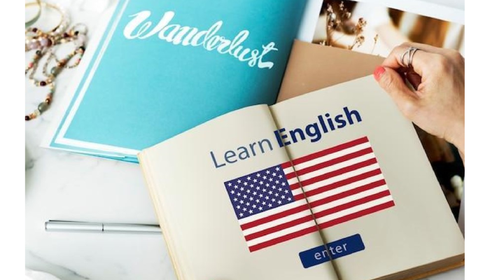 Belajar bahasa Inggris.