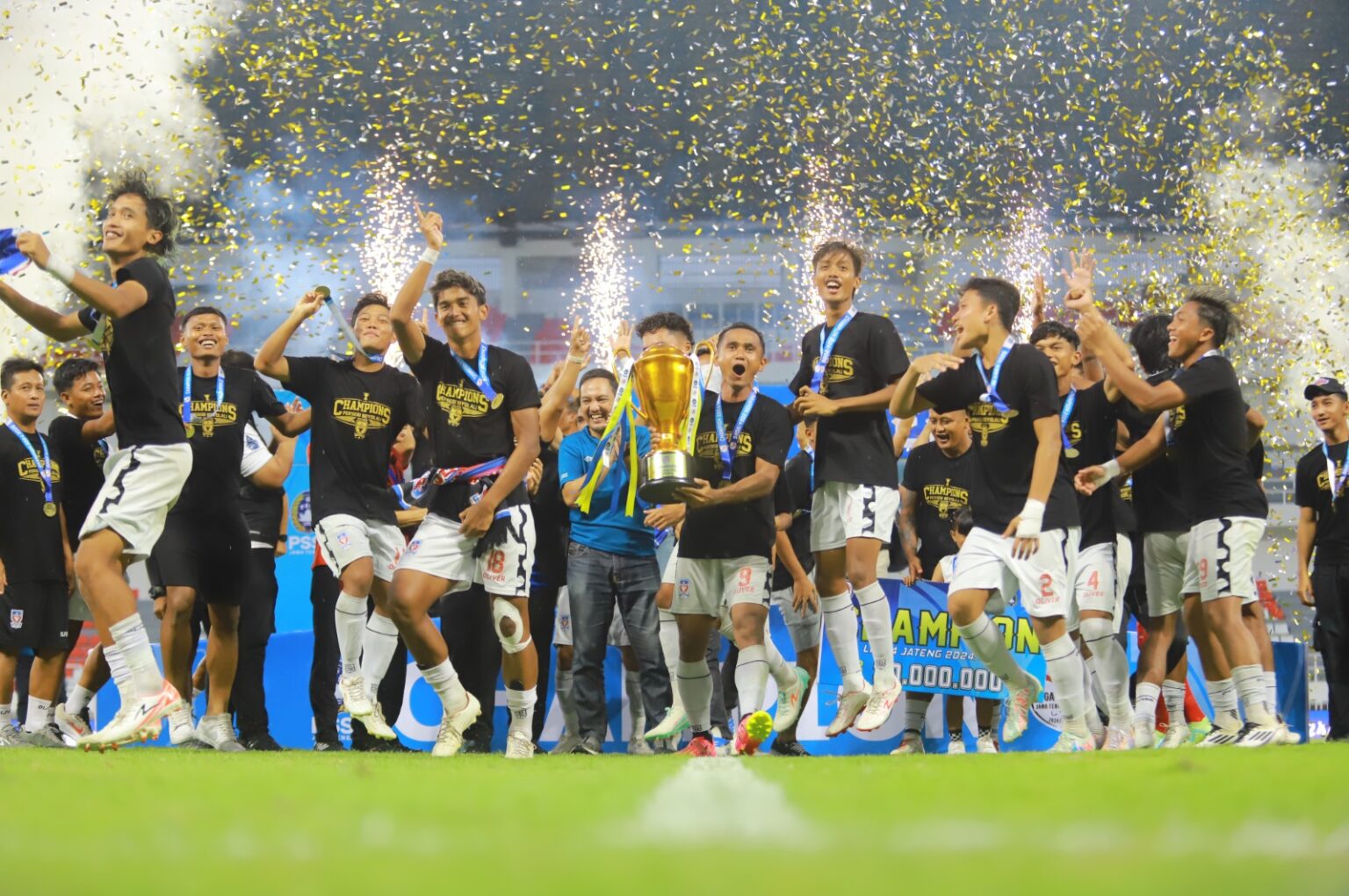 Persebi Boyolali jadi juara Liga 4 zona jawa Tengah 2024/2025.