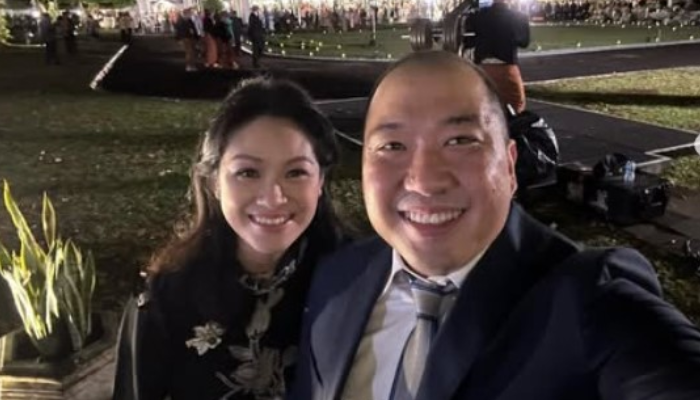 Direktur Utama Sritex Iwan Kurniawan Lukminto dan sang istri Mira Christina Setiady.
