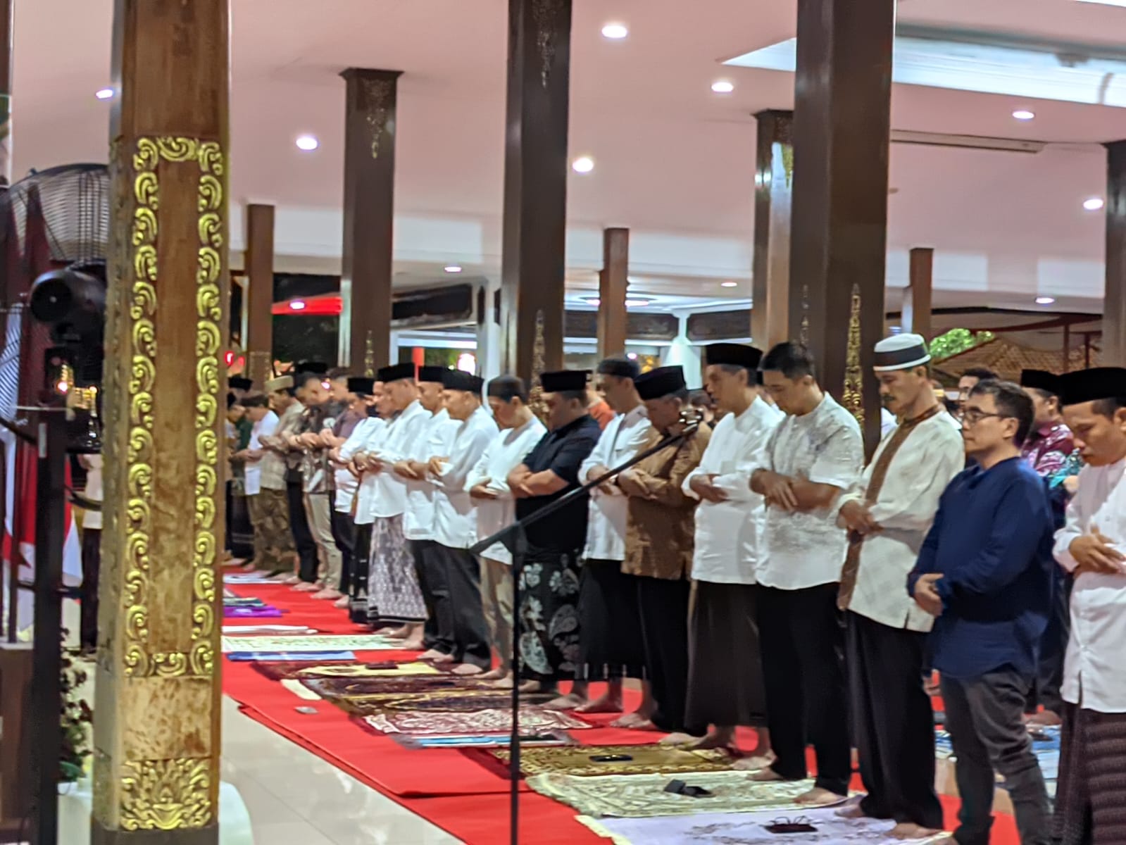 Tarling perdana di pendapa Rumah Dinas Bupati Wonogiri Senin (3/3/2025).