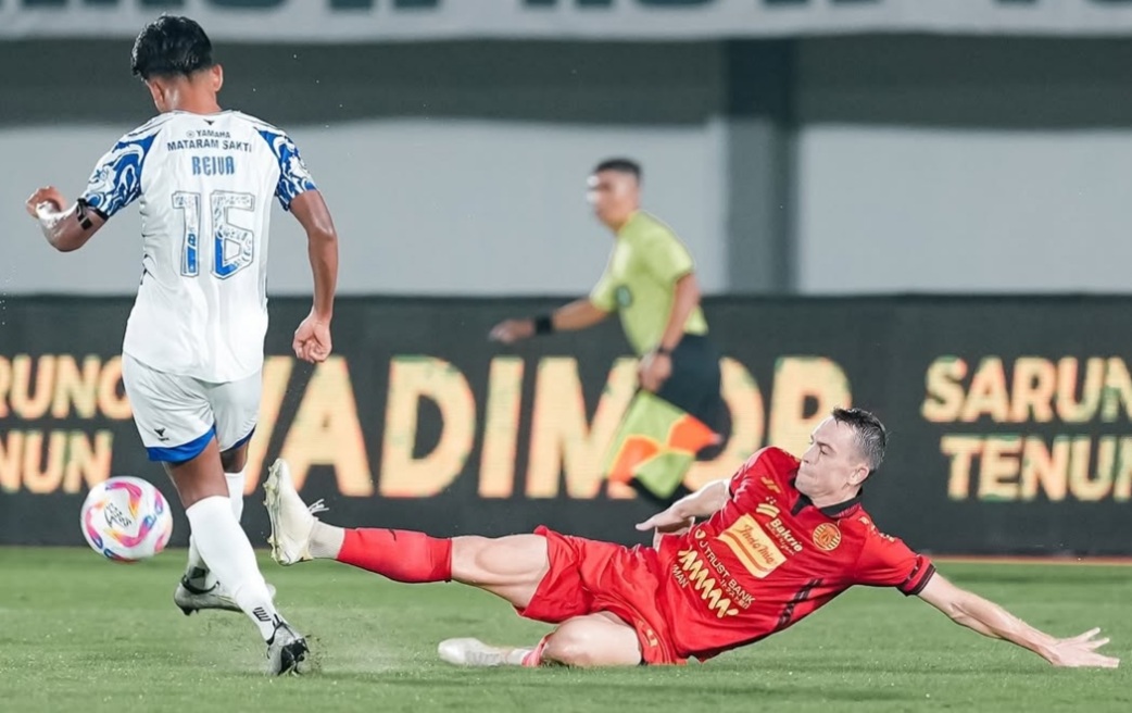 Laga Persija Jakarta melawan PSIS Semarang di Liga 1 (4/3/2025).