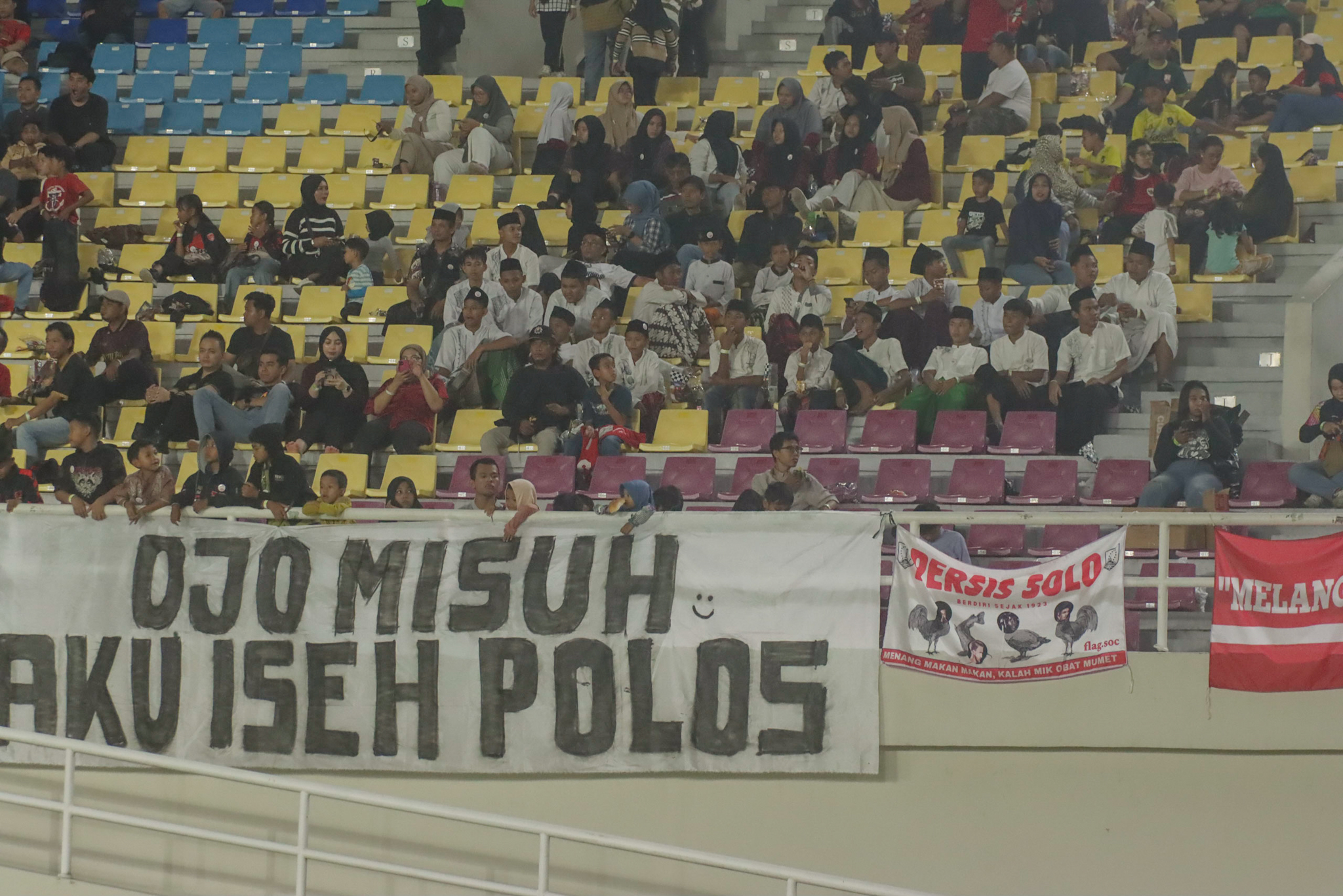Suasana pertandingan Persis Solo di Stadion Manahan.