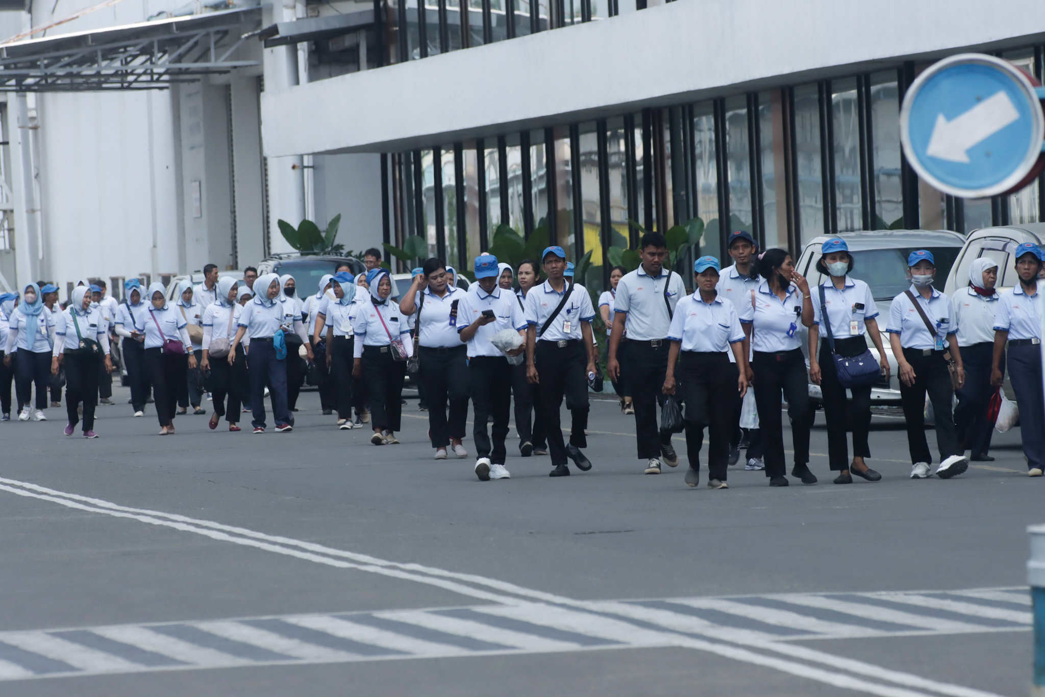 Buruh Sritex sebelumnya diberlakukan PHK massal.