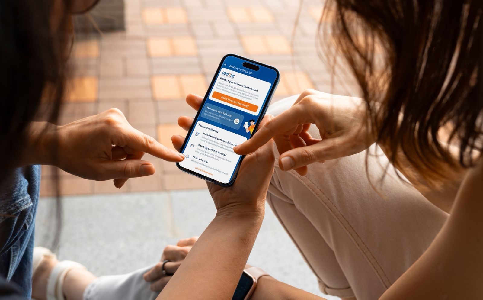 Kolaborasi DPLK BRI dan Bank Raya hadirkan BRIFINE by DPLK BRI dalam aplikasi digital Raya.