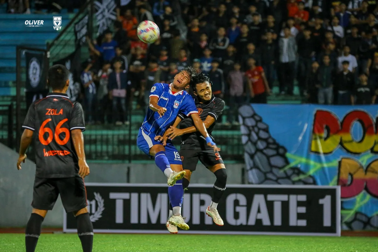 laga Persebi Boyolali vs PPSM Magelang di Stadion Moch Soebroto, 15 Maret 2025.