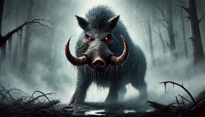 Ilustrasi Monster Babi