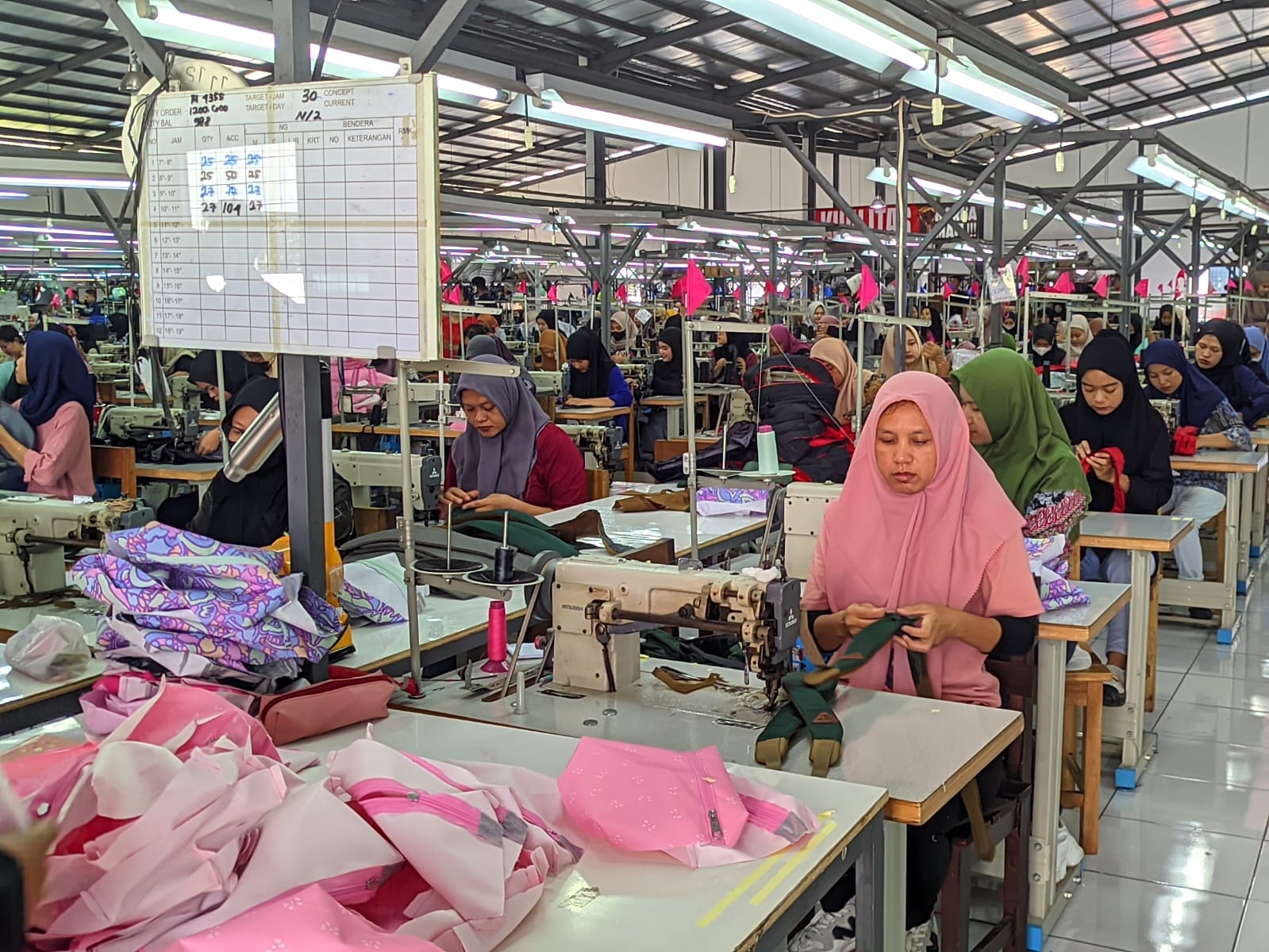 Aktivitas di salah satu perusahaan di wilayah Kecamatan Ngadirojo belum lama ini.