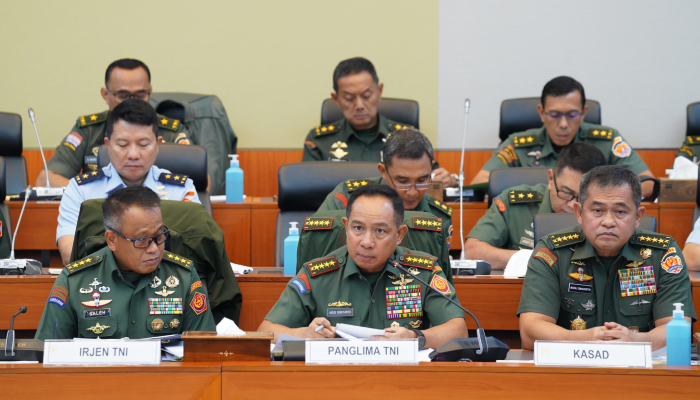 Pembahasan revisi UU TNI bersama DPR RI.