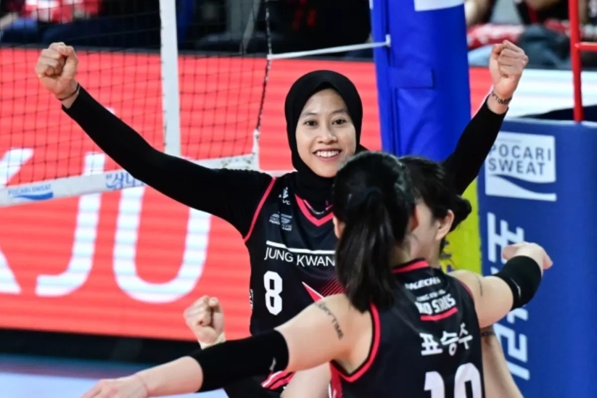 Pemain Red Sparks asal Jember, Megawati Hangestri.