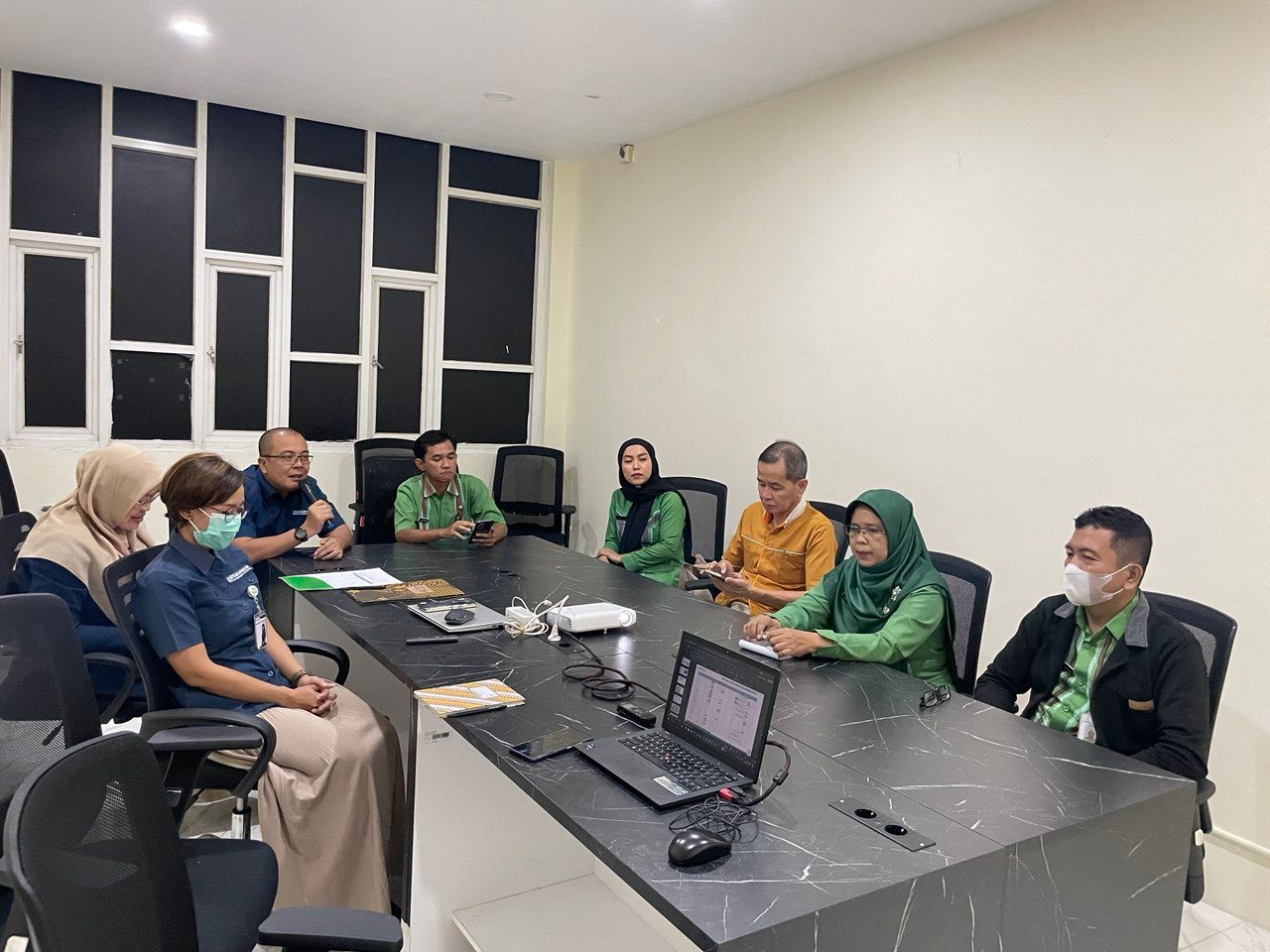 BPJS Kesehatan Cabang Boyolali menggelar pertemuan koordinasi di aula kantor setempat.&nbsp;