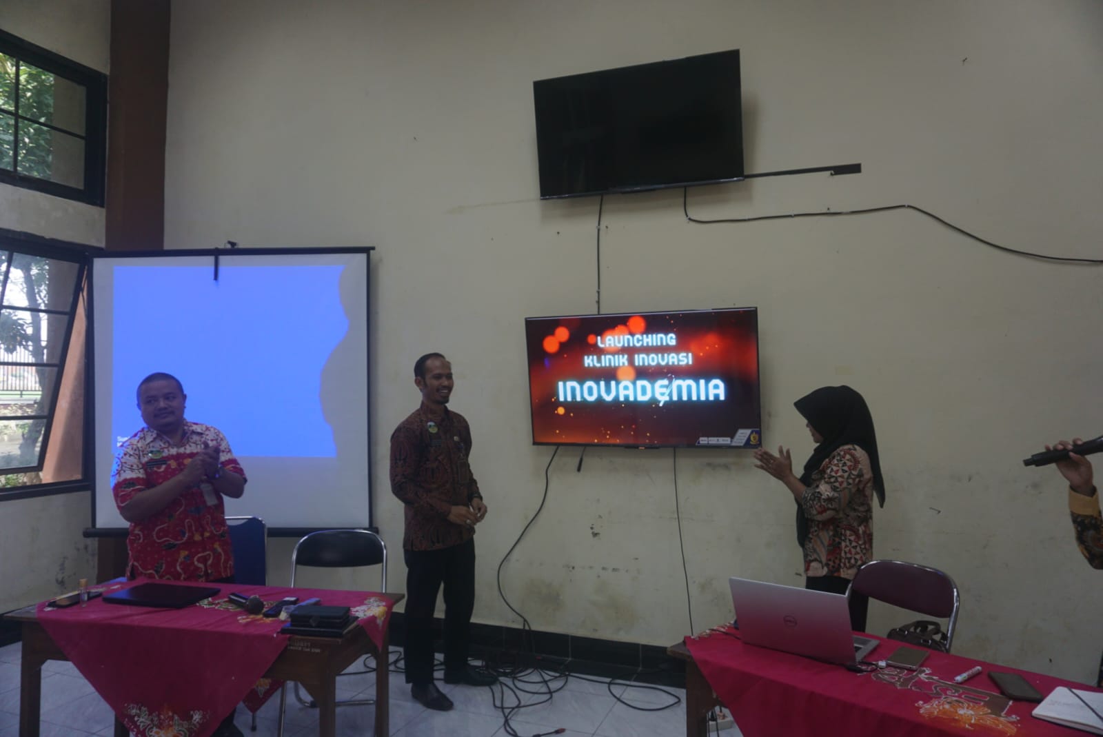 Peluncuran Klinik Inovademia di SMPN 2 Klaten.