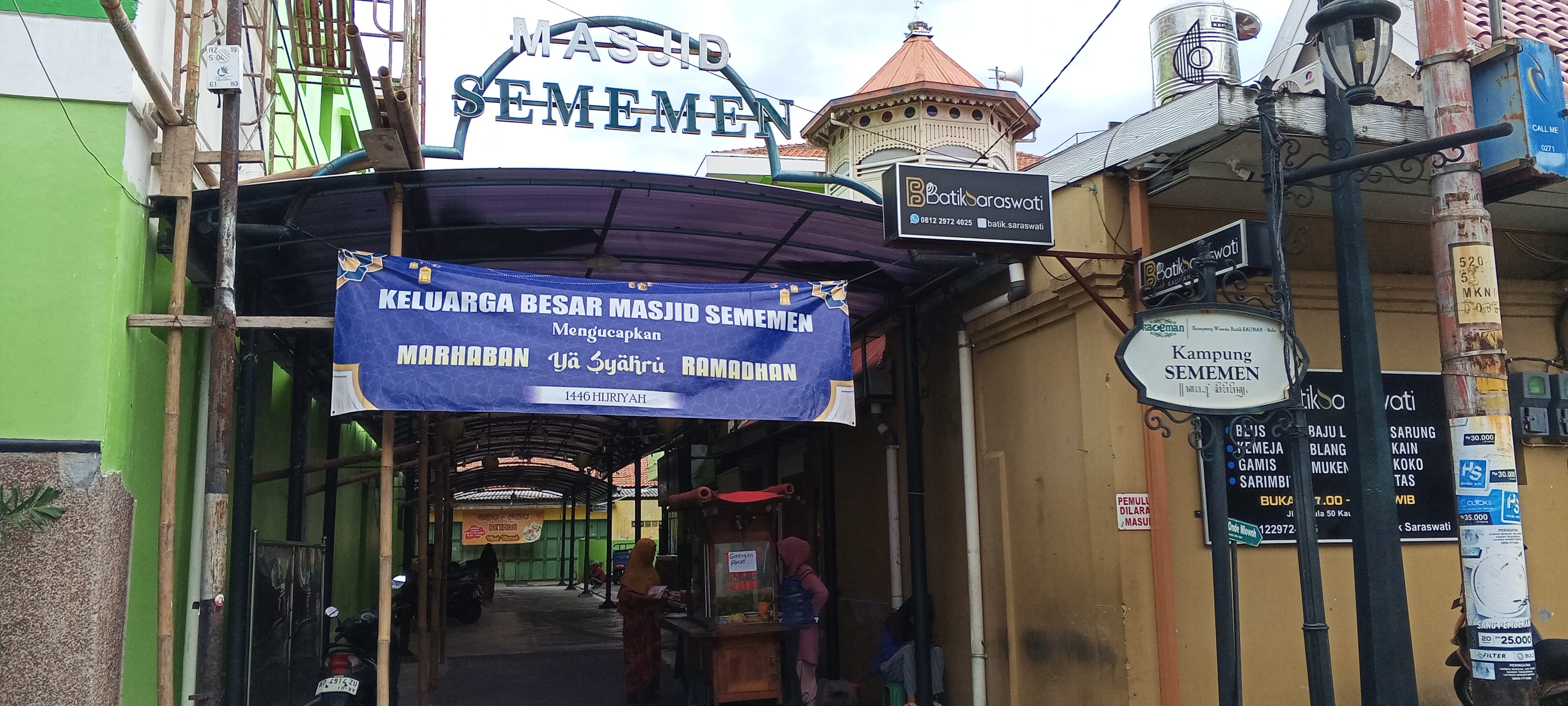 MEGAH: Bangunan Masjid Sememen di Kauman, Pasar Kliwon, Kota Solo.