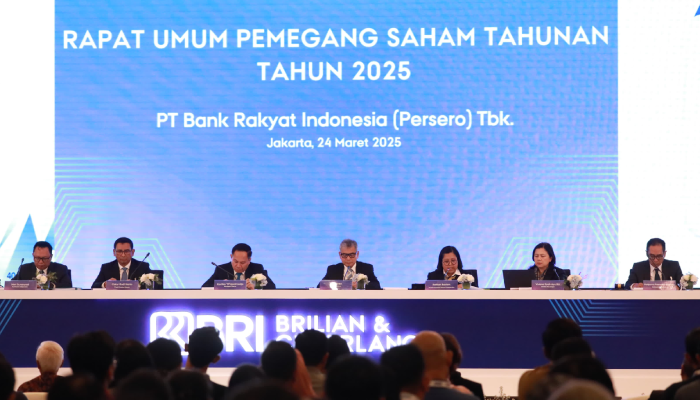 BRI menggelar Rapat Umum Pemegang Saham Tahunan (RUPST) pada Senin (24/3/2025).