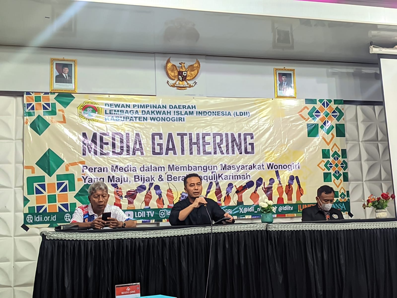 Media gathering LDII Wonogiri Sabtu (22/3/2025).