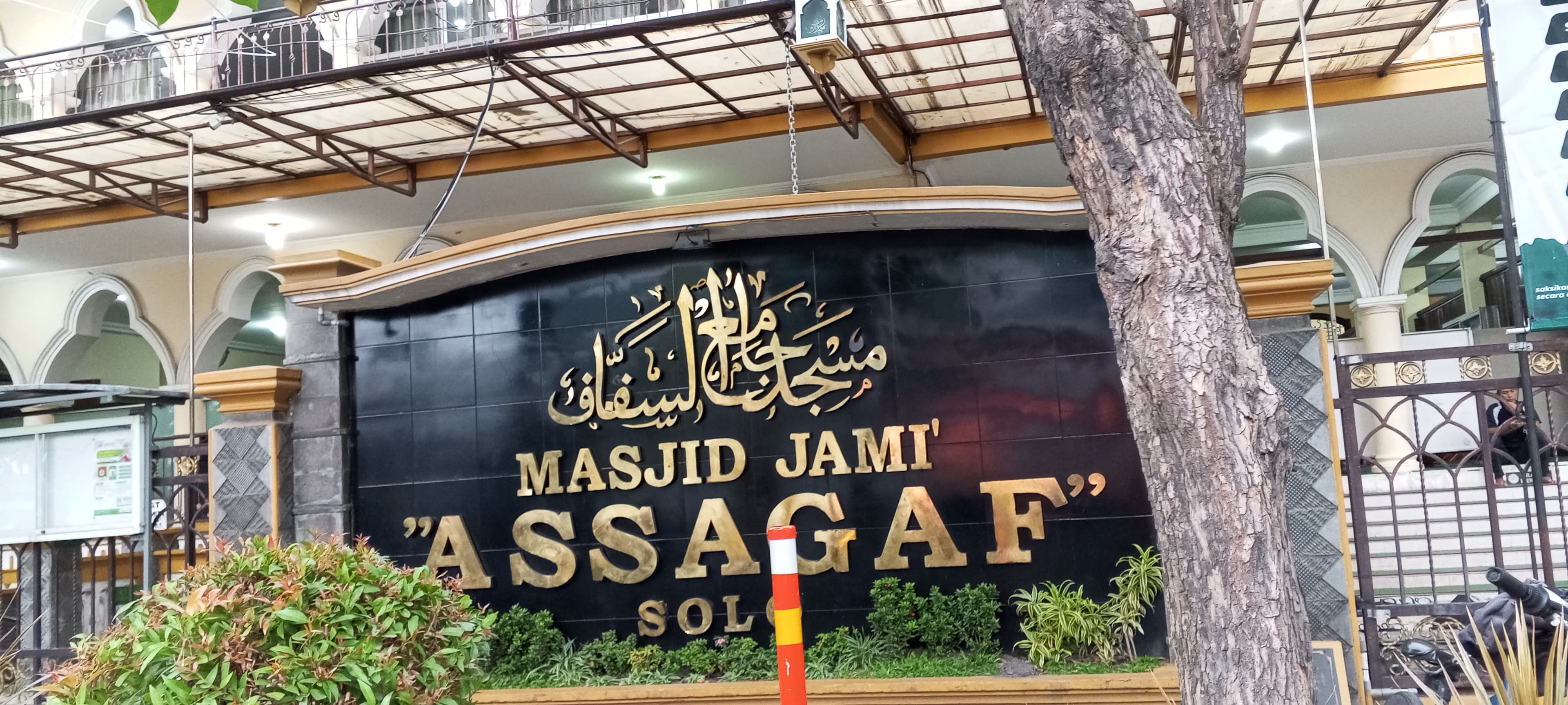 BERSEJARAH: Masjid Jami Assegaf Solo berada di daerah Pasar Kliwon.