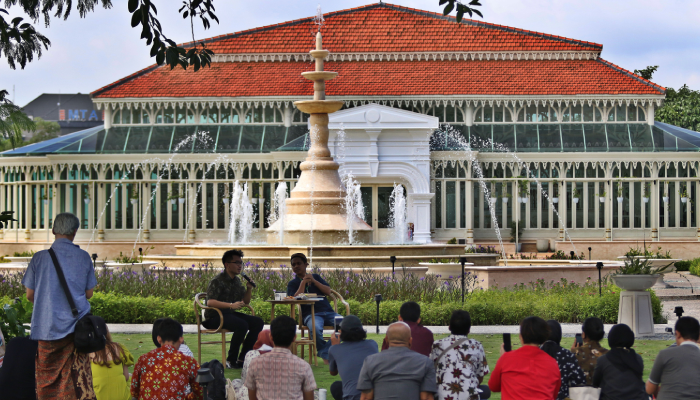 Pracima Tuin Pura Mangkunegaran.