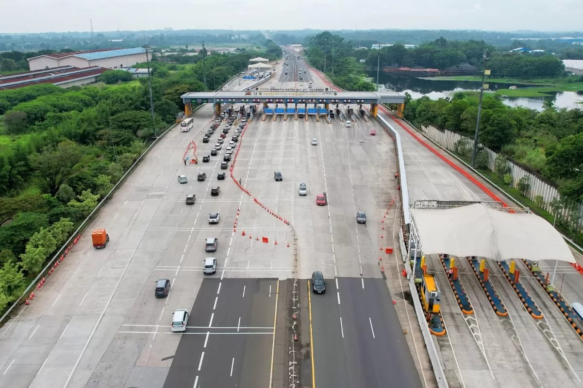 Ilustrasi Gerbang Tol.