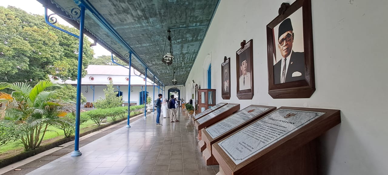 BCB: Pengunjung yang berkunjung ke Museum Keraton Kasunanan Surakarta.