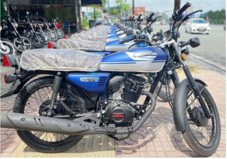 Tampilan Honda CG 125 yang diimpor dari China