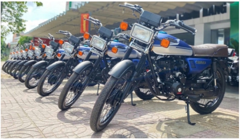 Tampilan Honda CG 125 yang diimpor dari China
