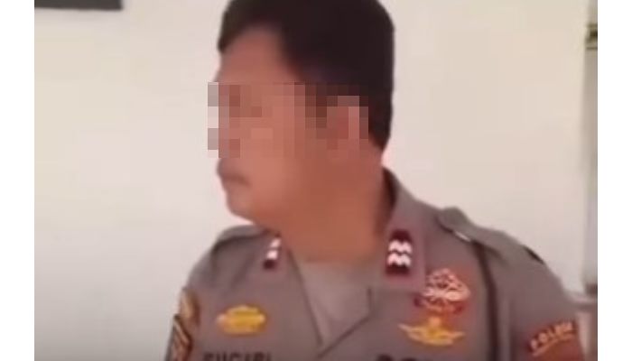 Tampang oknum polisi Polres Cisauk, Polres Tangsel yang diduga lecehkan istri orang.
