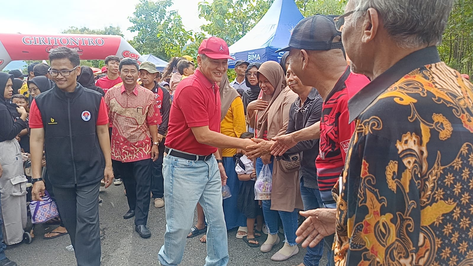 Pembukaan kembali CFD Giritontro dipimpin langsung oleh Bupati Wonogiri, Setyo Sukarno.