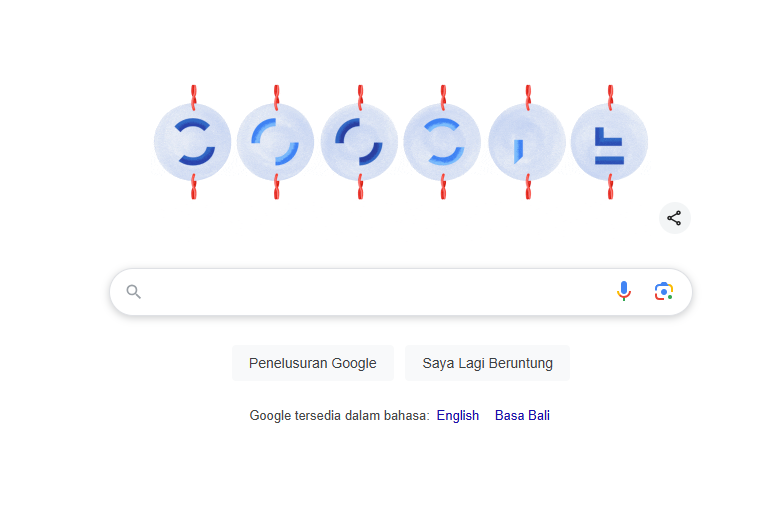 Doodle yang dirilis pada 14 April 2025 ini memperingati Hari Kuantum Sedunia.
