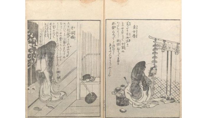 Salah satu halaman Gazu Hyakki Yagyō  karya Toriyama Sekien
