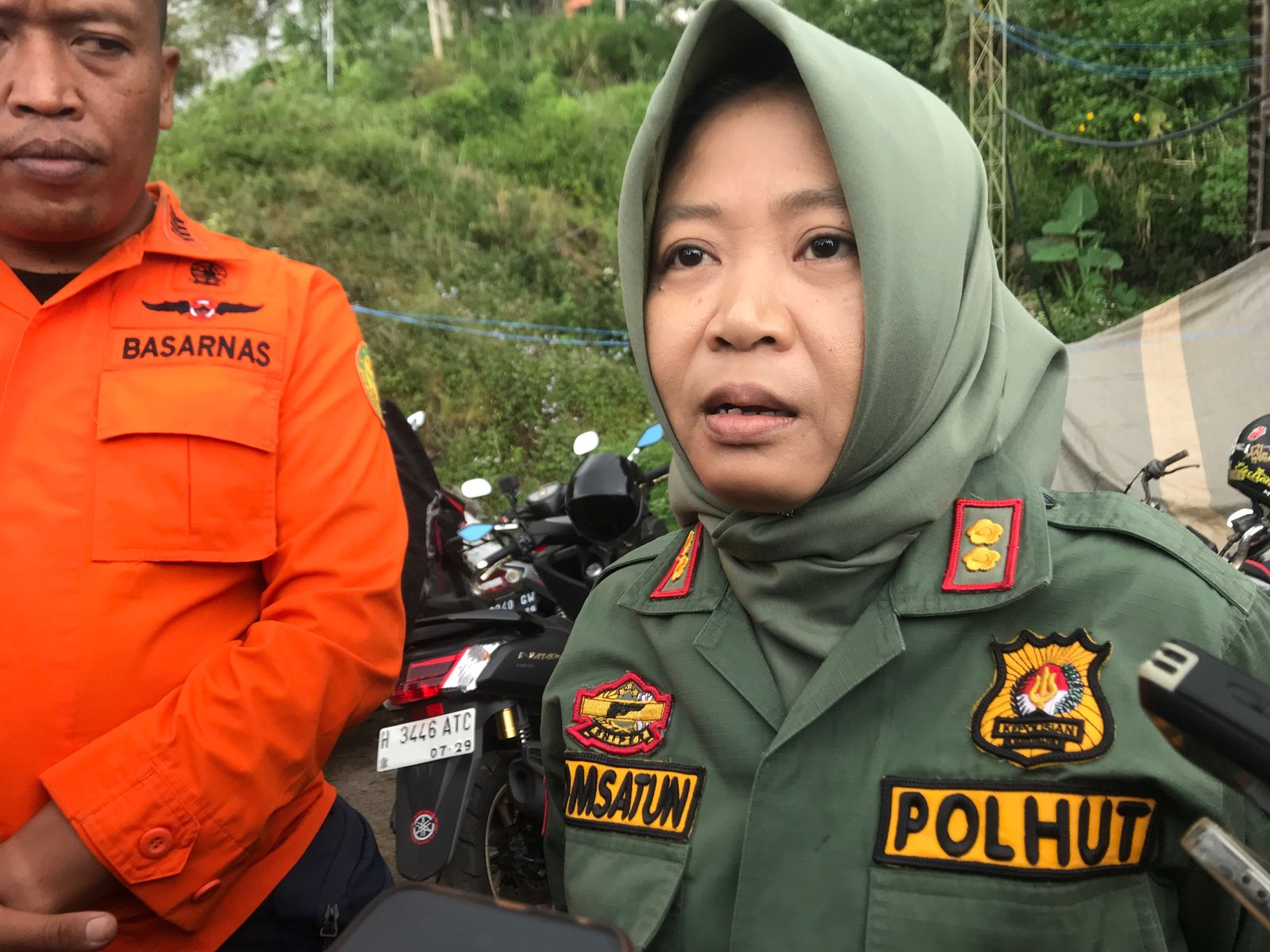 Kepala Seksi Pengelolaan Wilayah Taman Nasional Wilayah 1 Kopeng Chomsatun.