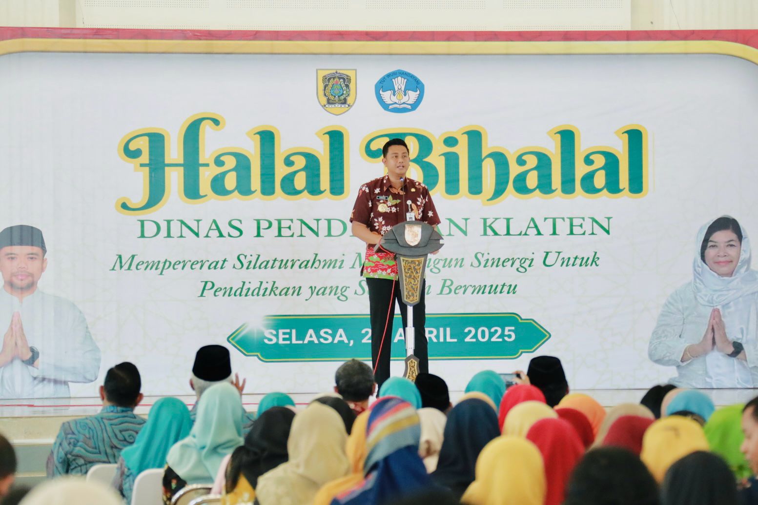 Bupati Klaten Hamenang Wajar Ismoyo menekankan komitmen pemerintahan memberantas potensi jual-beli jabatan.