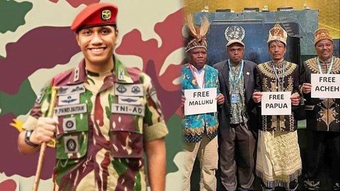 Letnan Kolonel Kav Paulus Pandjaitan, anak Luhut Binsar Pandjaitan yang tengah viral di media sosial usai adang 3 pria Poster Free Aceh, Papua dan Maluku di sidang PBB