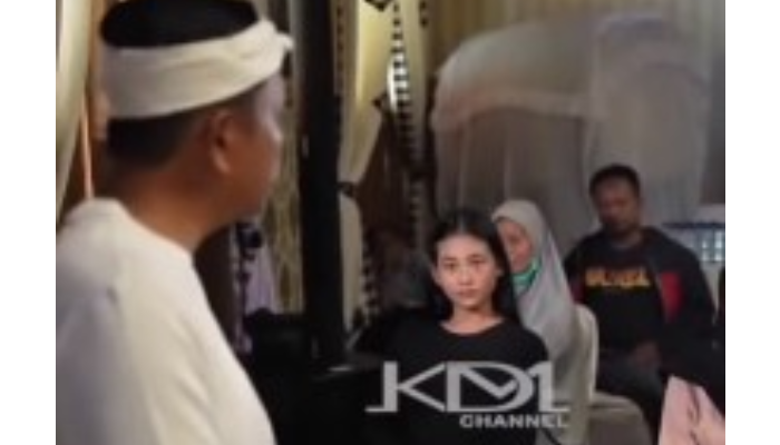Tangkapan layar saat Gubernur Jawa Barat Dedi Mulyadi berdebat panas dengan Aura Cinta.