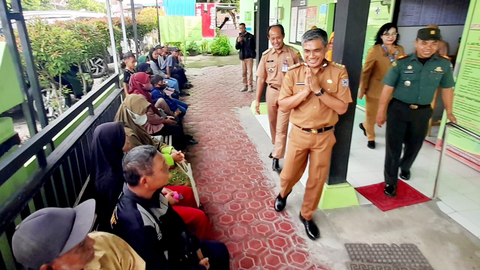 Sekda Karanganyar Timotius Suryadi saat launching program Sedap Betul Jamuku untuk cegah TBC. (Rudi Hartono/Radar Solo)