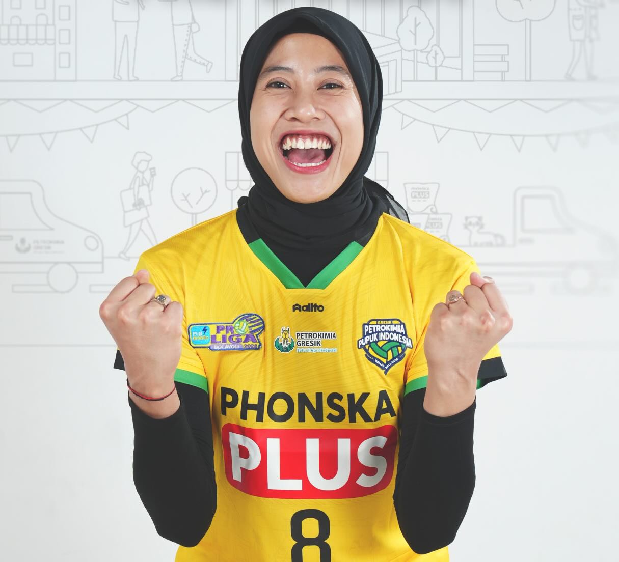 MENANTI DEBUT: Megawati Hangestri Pertiwi resmi gabung Gresik Petrokimia Pupuk Indonesia di Proliga 2025.
