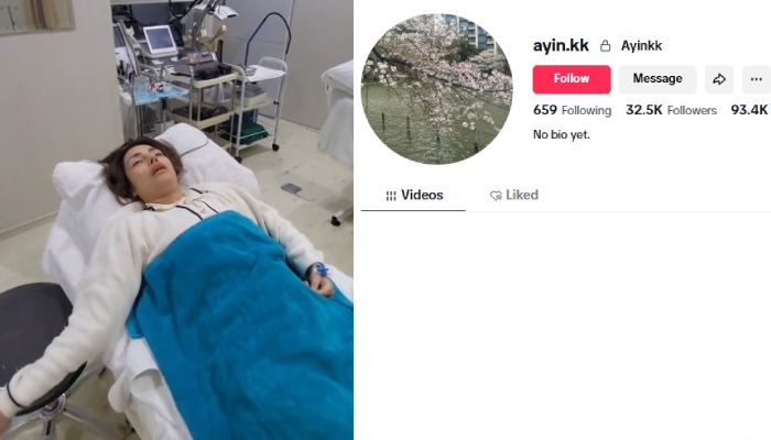 Influencer @memeflome atau Mee Flome alami kejang usai jalani prosedur kecantikan dan akun Ayinkk yang kini digembok.