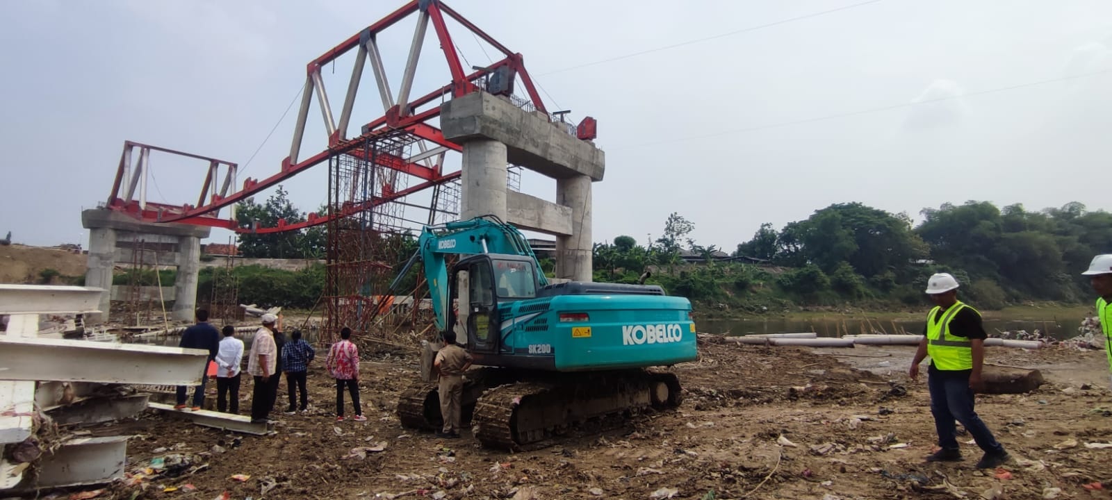 Proyek infrastruktur di Kabupaten Sragen yang dikerjakan pada 2024 lalu. (Ahmad Khairudin/Radar Solo)