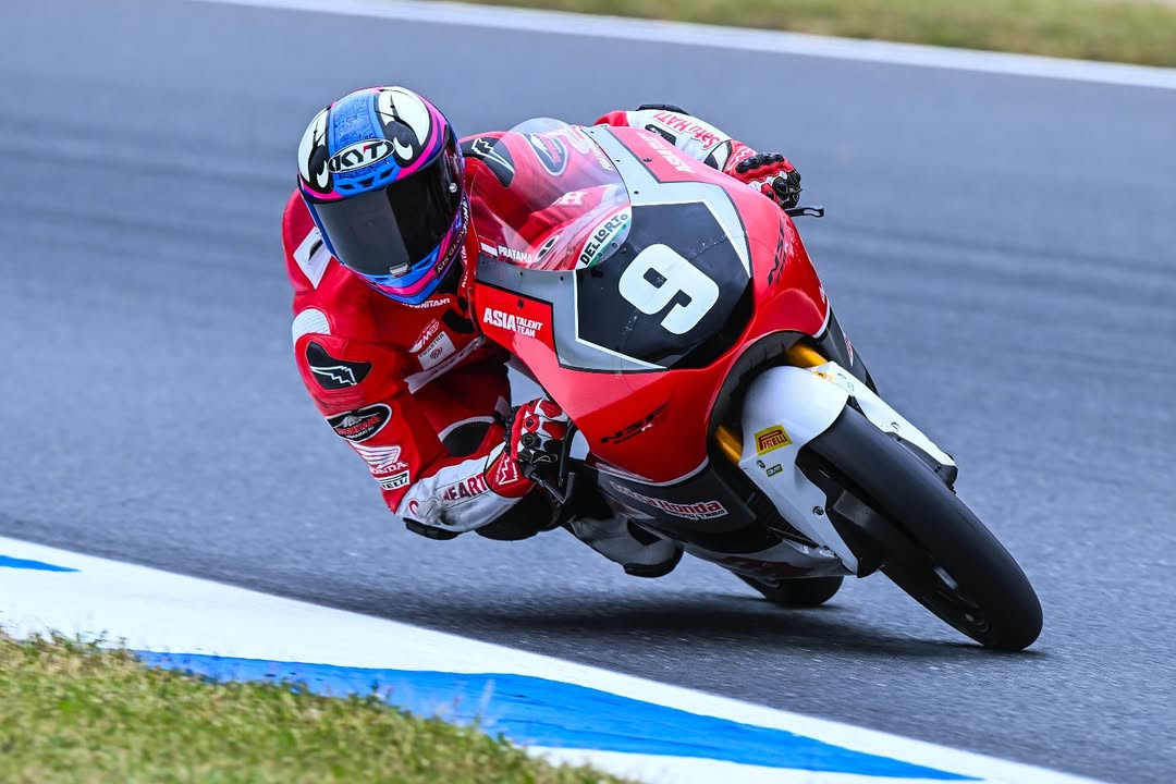 Kabar Terbaru&nbsp;Veda Ega Pratama Setelah&nbsp;Crash Horor Saat Nyaris Podium dari Posisi Belakang di JuniorGP 2025 seri Portugal